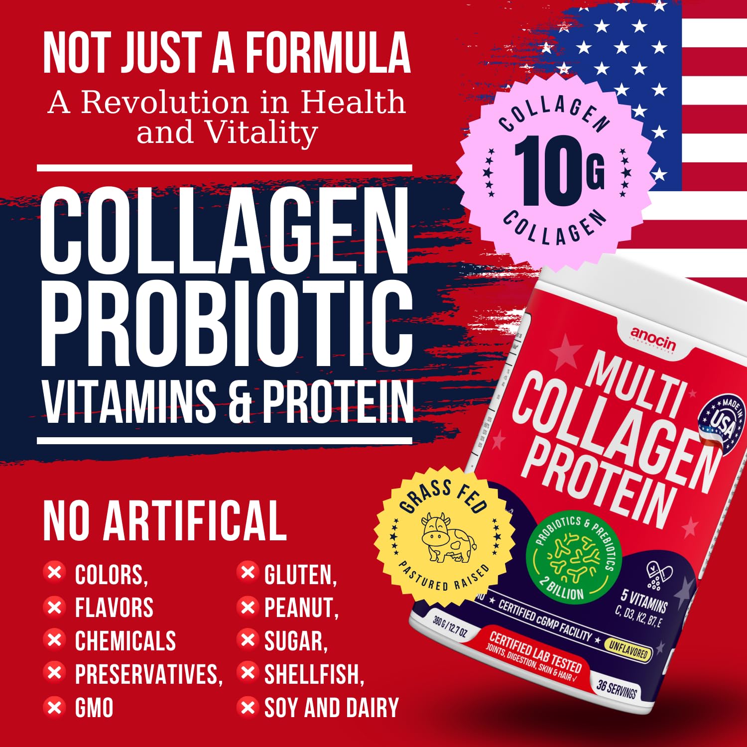 Easy-to-mix collagen powder for daily use