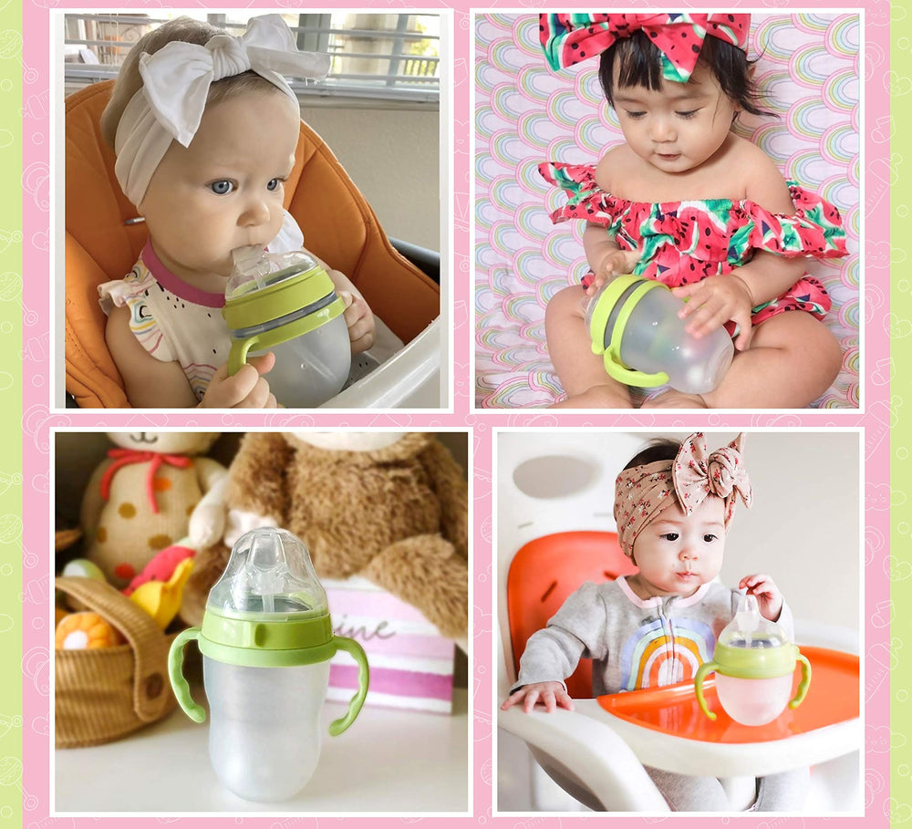BPA-free silicone feeding parts for baby care