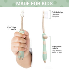 Close-up of the Sweet Baby Giraffe toothbrush design