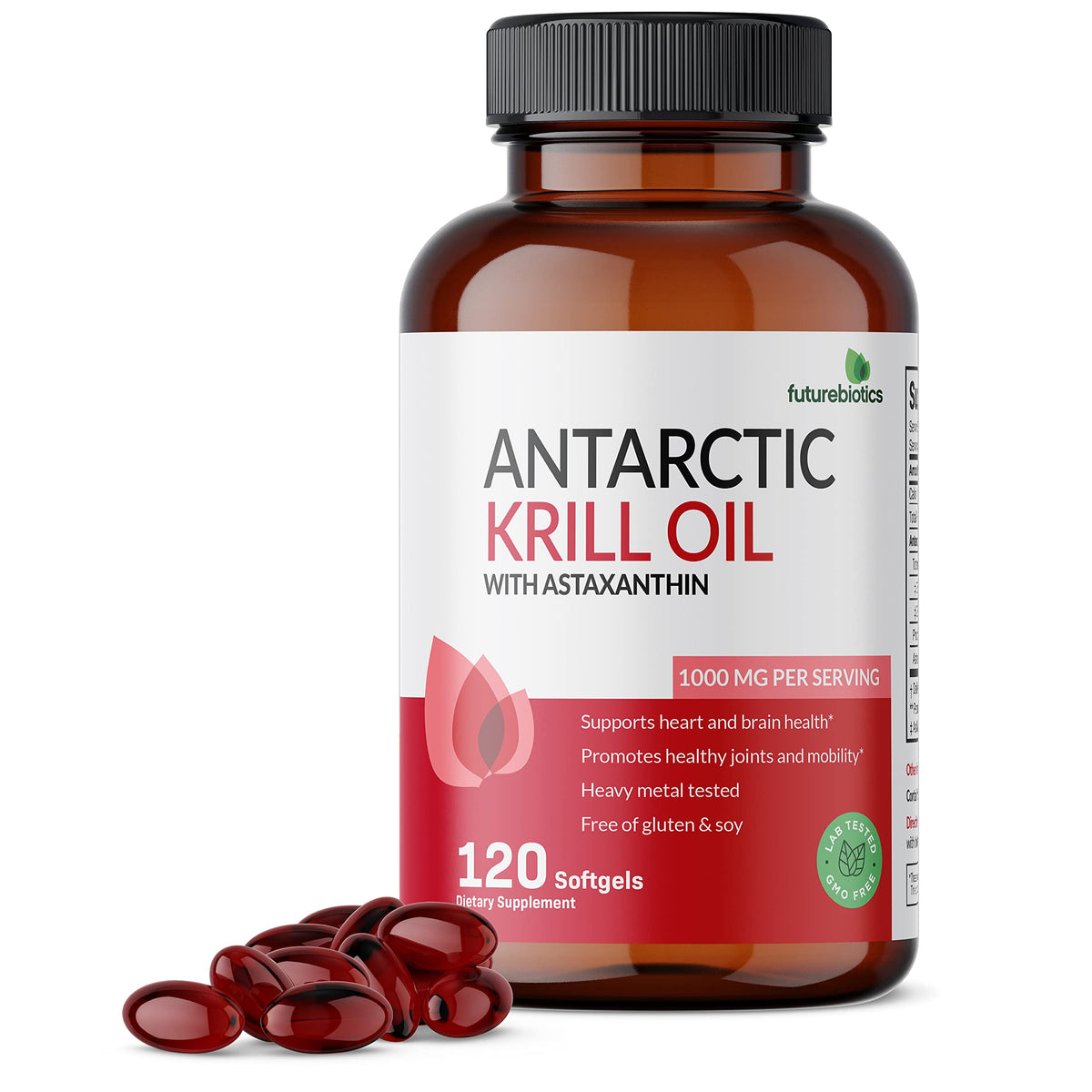 Antarctic Krill Oil 1000mg bottle illustration