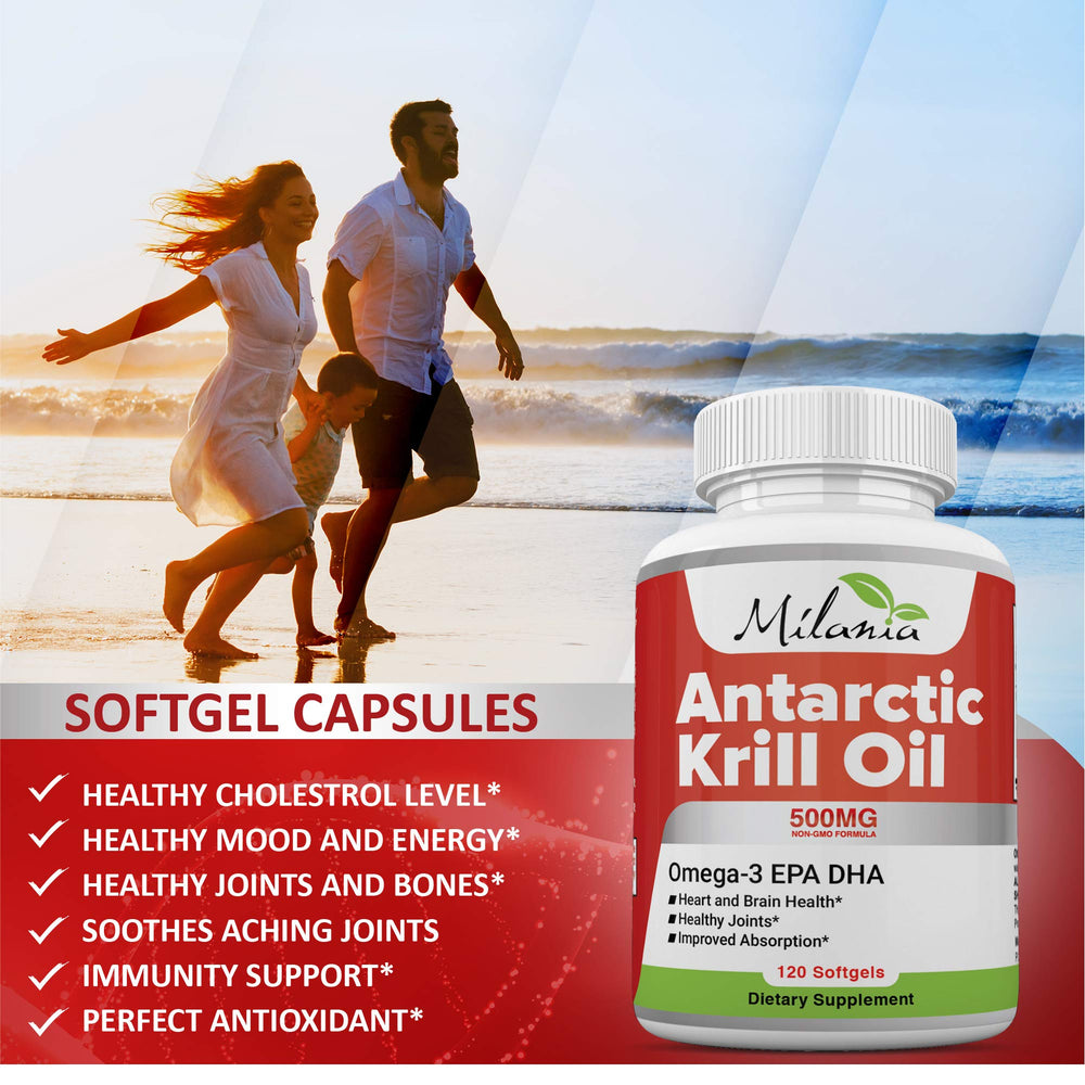 Sustainably sourced Antarctic krill oil certification label