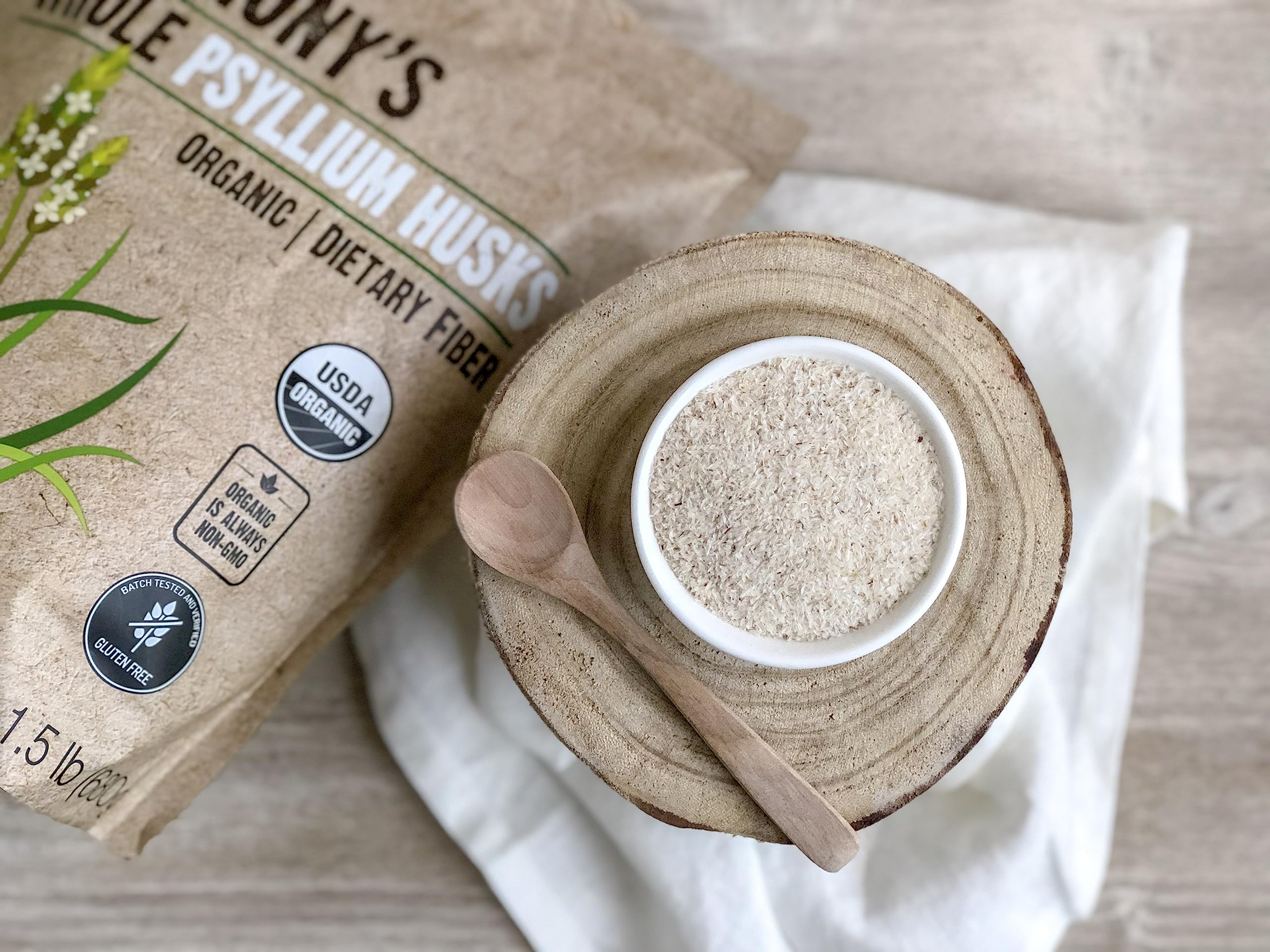 Keto-friendly, gluten-free psyllium husks product image
