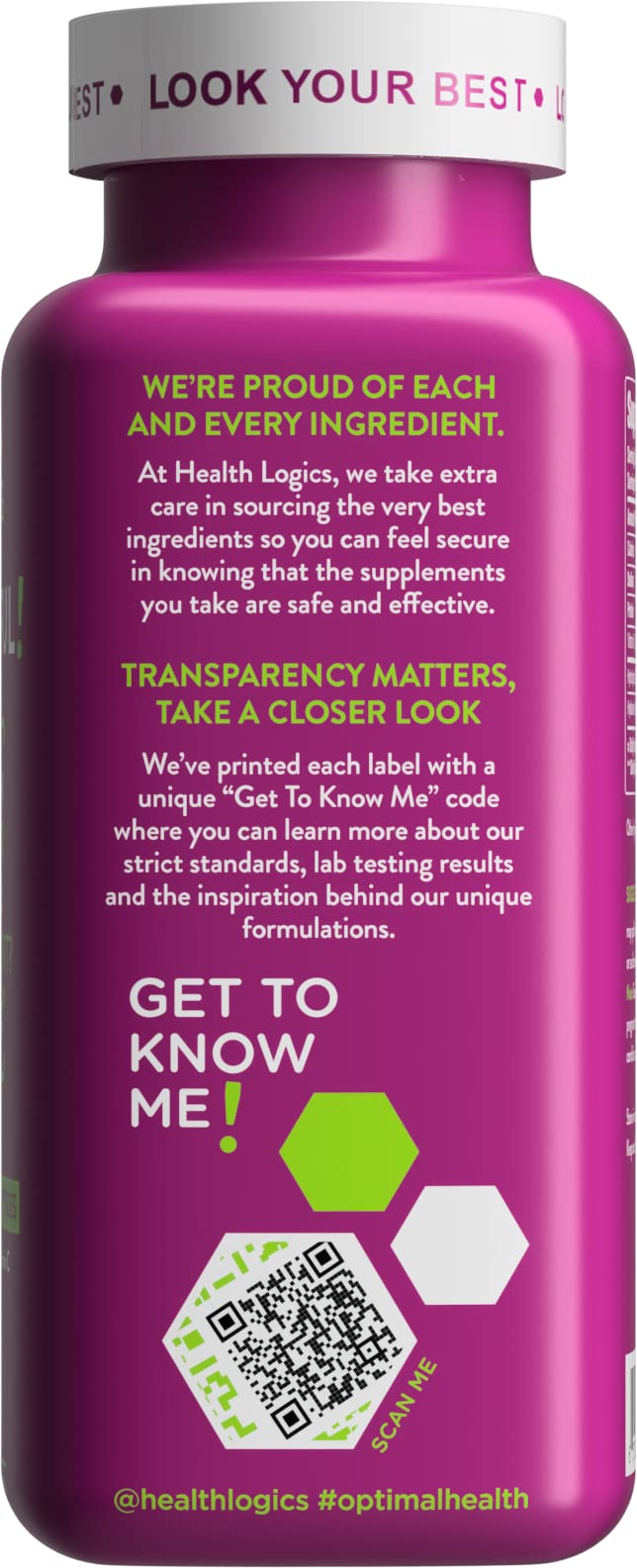 Packaging of anti-aging collagen supplement – 120 tablets