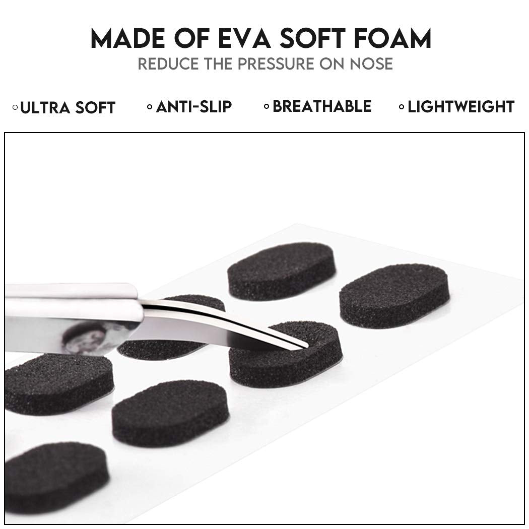 Anti-slip round ear hooks for better grip