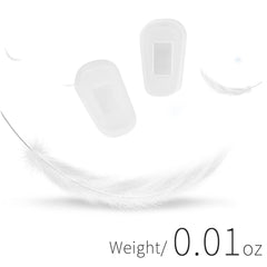 Anti-slip silicone nose pads prevent glasses from sliding