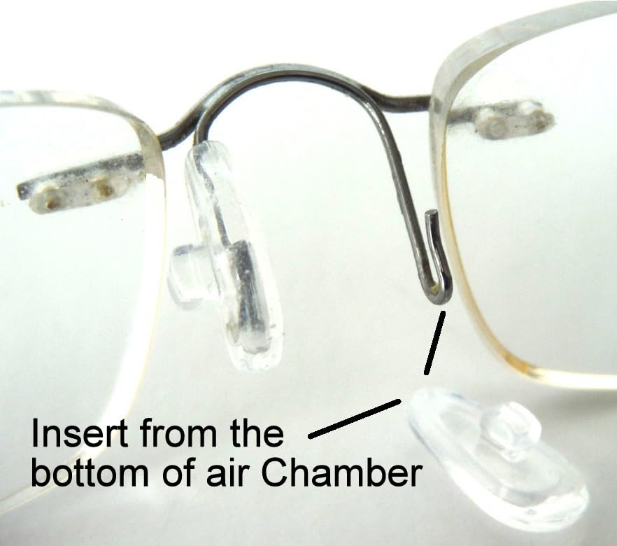 Anti-slip nose pads for glasses
