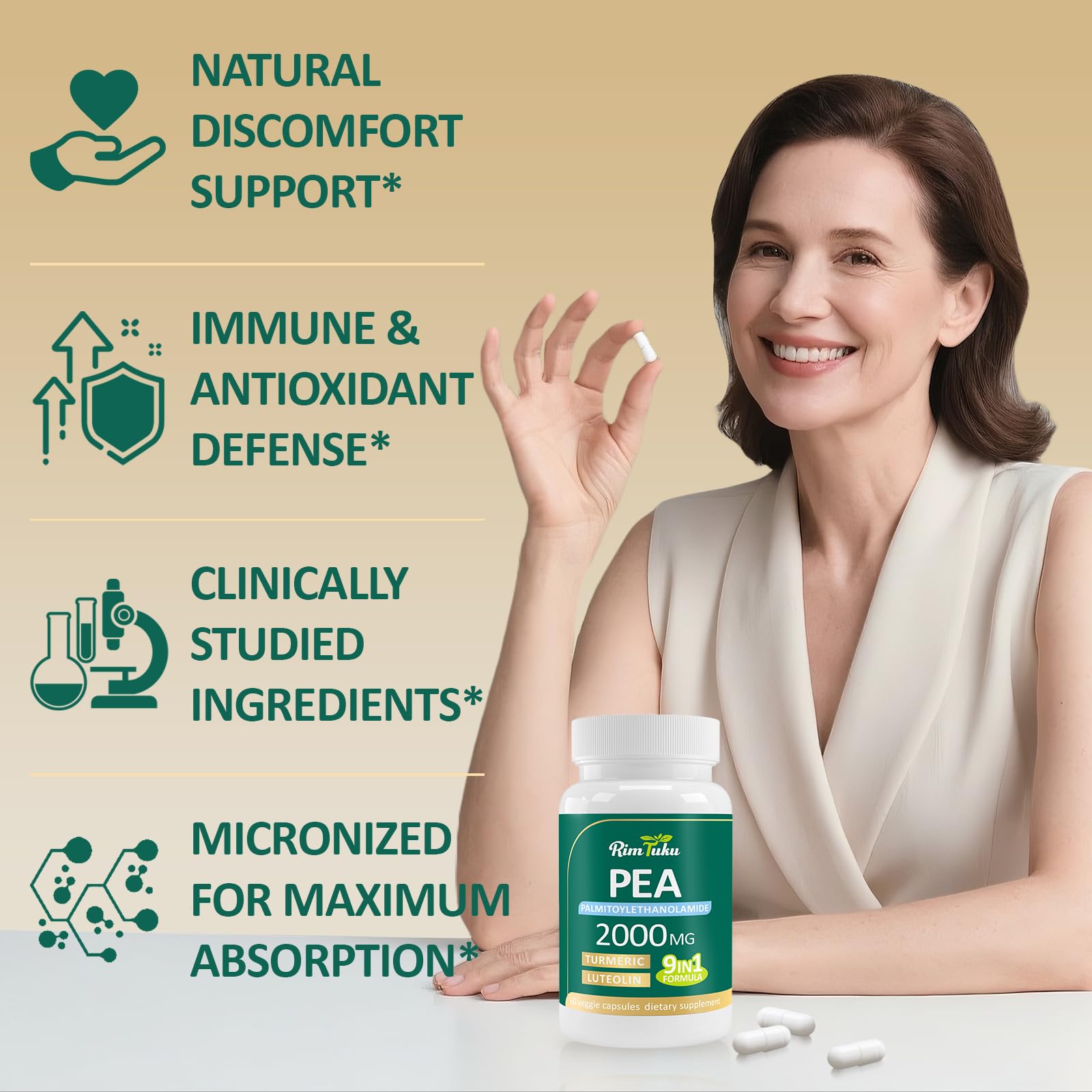 Graphic showing 9-in-1 antioxidant support