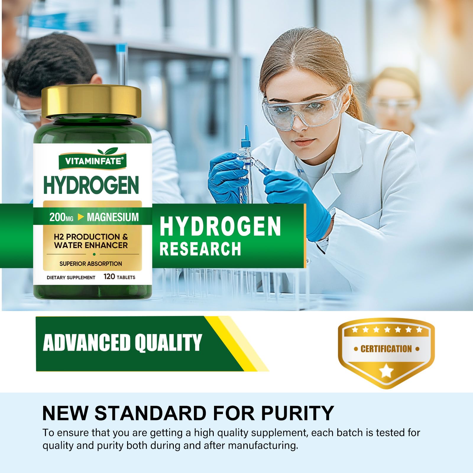 Molecular hydrogen antioxidant benefits illustration