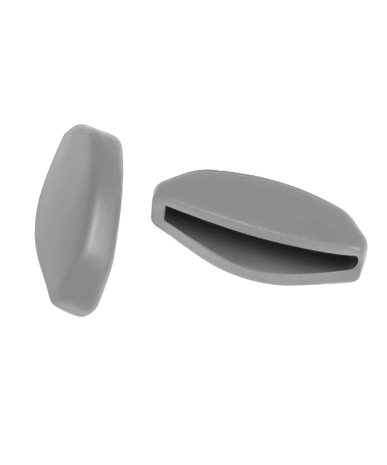 Anti-slip grey silicone nose pads for Oakley Sielo OO9288 and OO9480 frames, regular size
