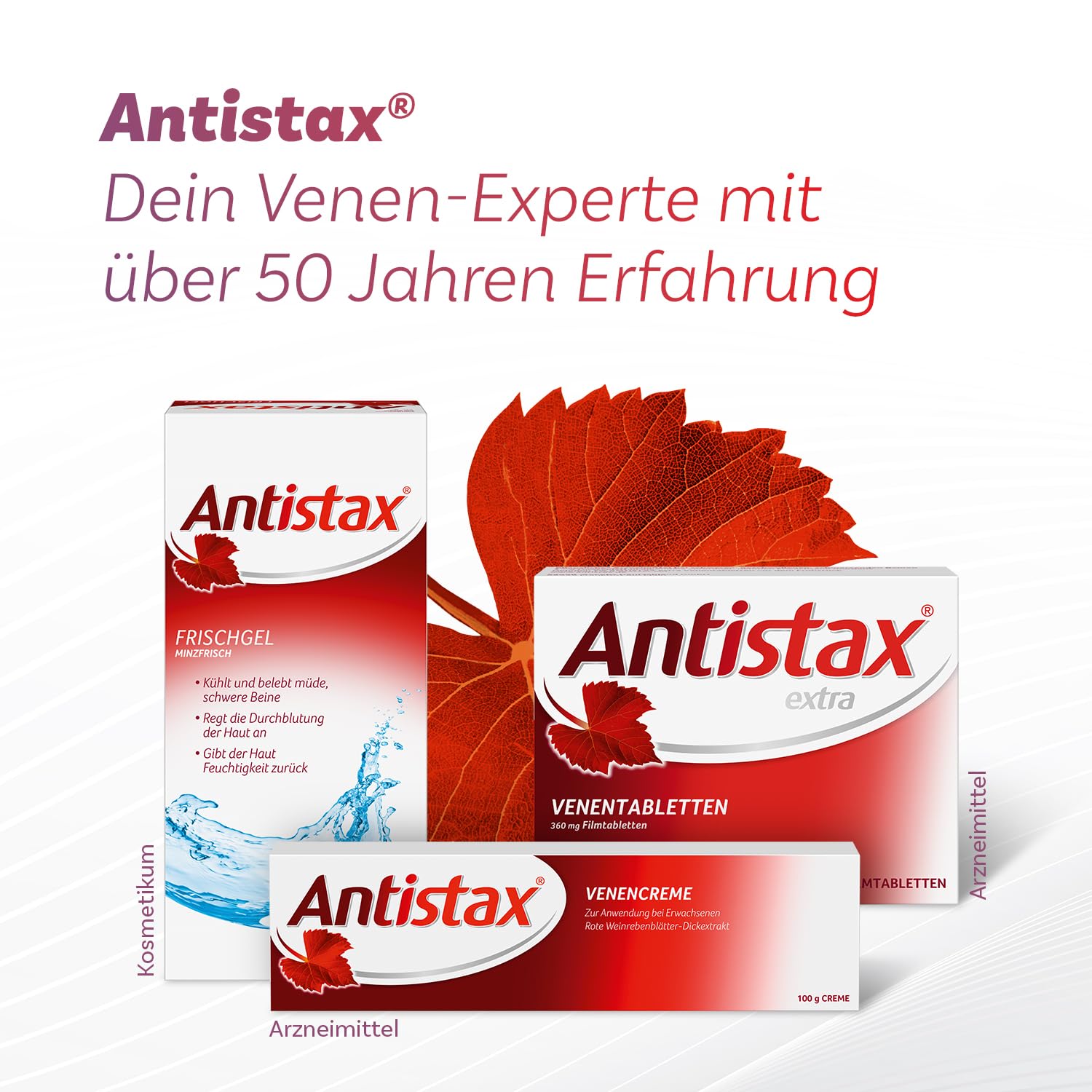 Close-up of a single Antistax Extra Strength 90 Tablet