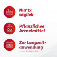Line illustration showing dosage for Antistax Extra Strength 90 Tablets
