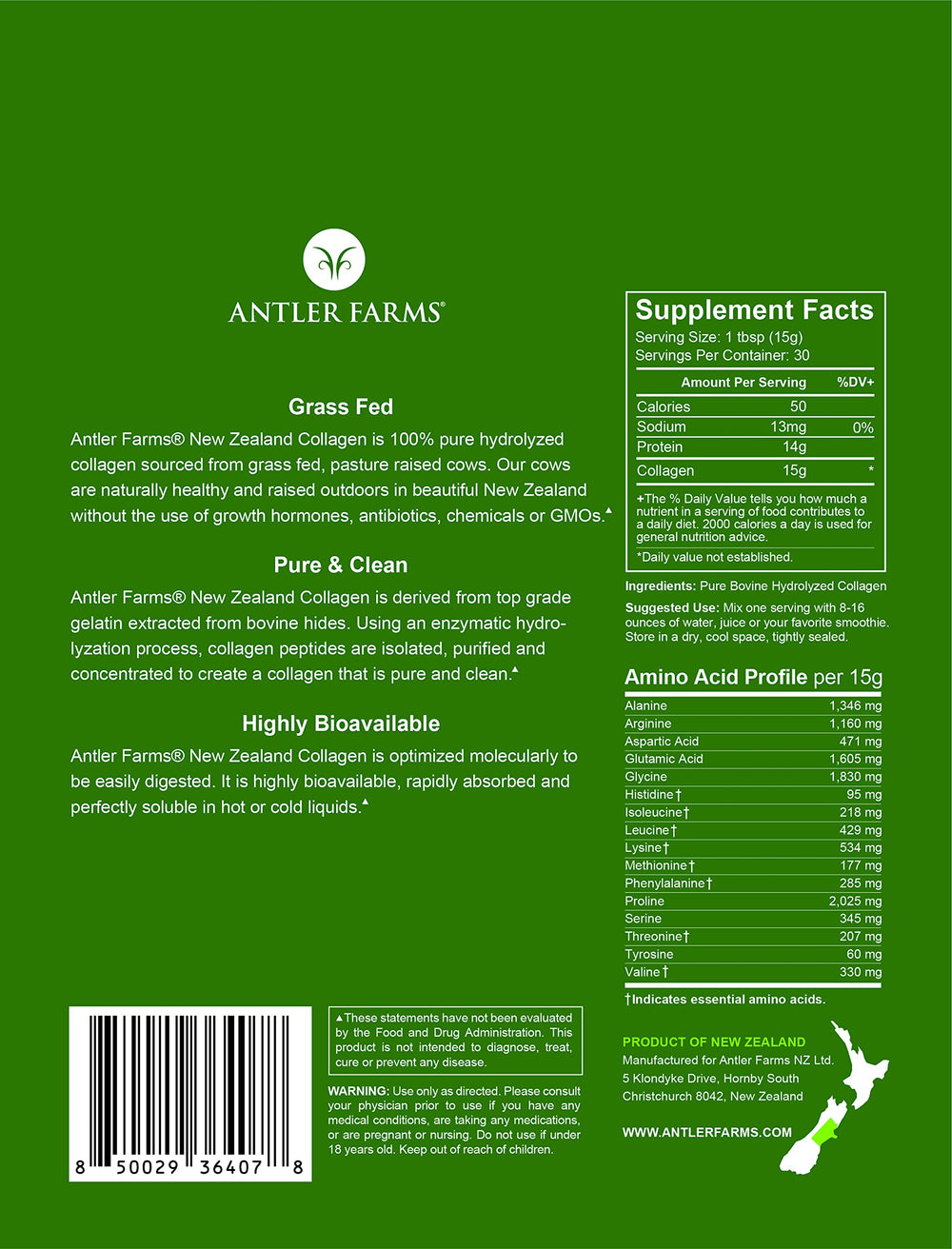 Keto-friendly collagen powder - Antler Farms