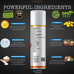 Applying AnuMed D3 K2 cream onto skin