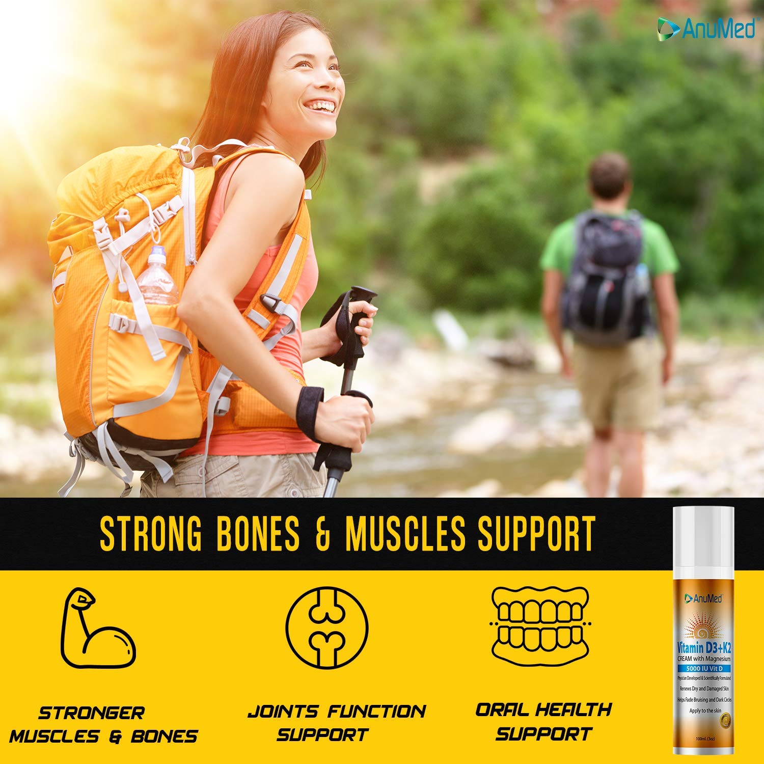 Close-up of the cream texture