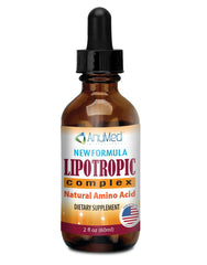 ANUMED Lipotropic Complex Liquid Drops bottle with dropper and B vitamin label