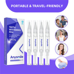Anysmile 10% carbamide peroxide whitening gel tubes