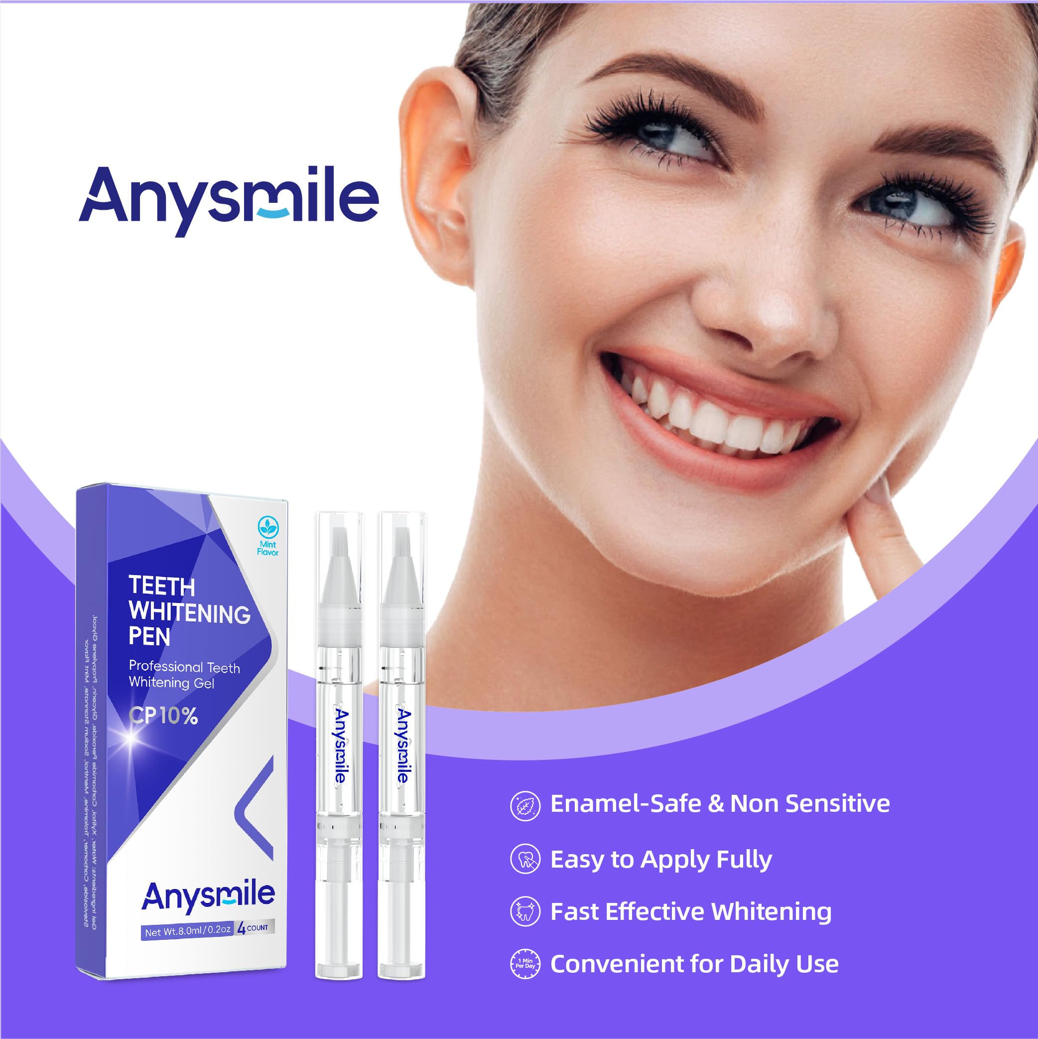 Twist mechanism of Anysmile whitening pens