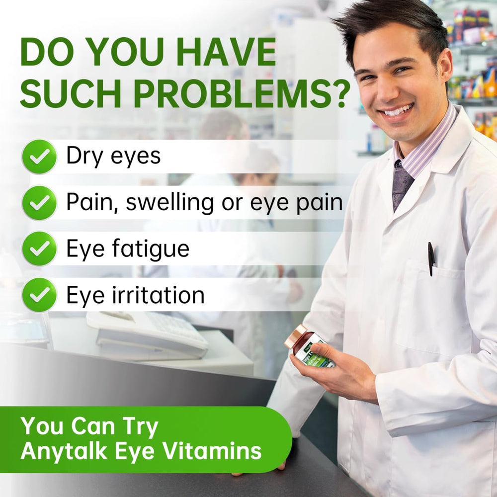 Graphic illustrating eye health and macular pigment support