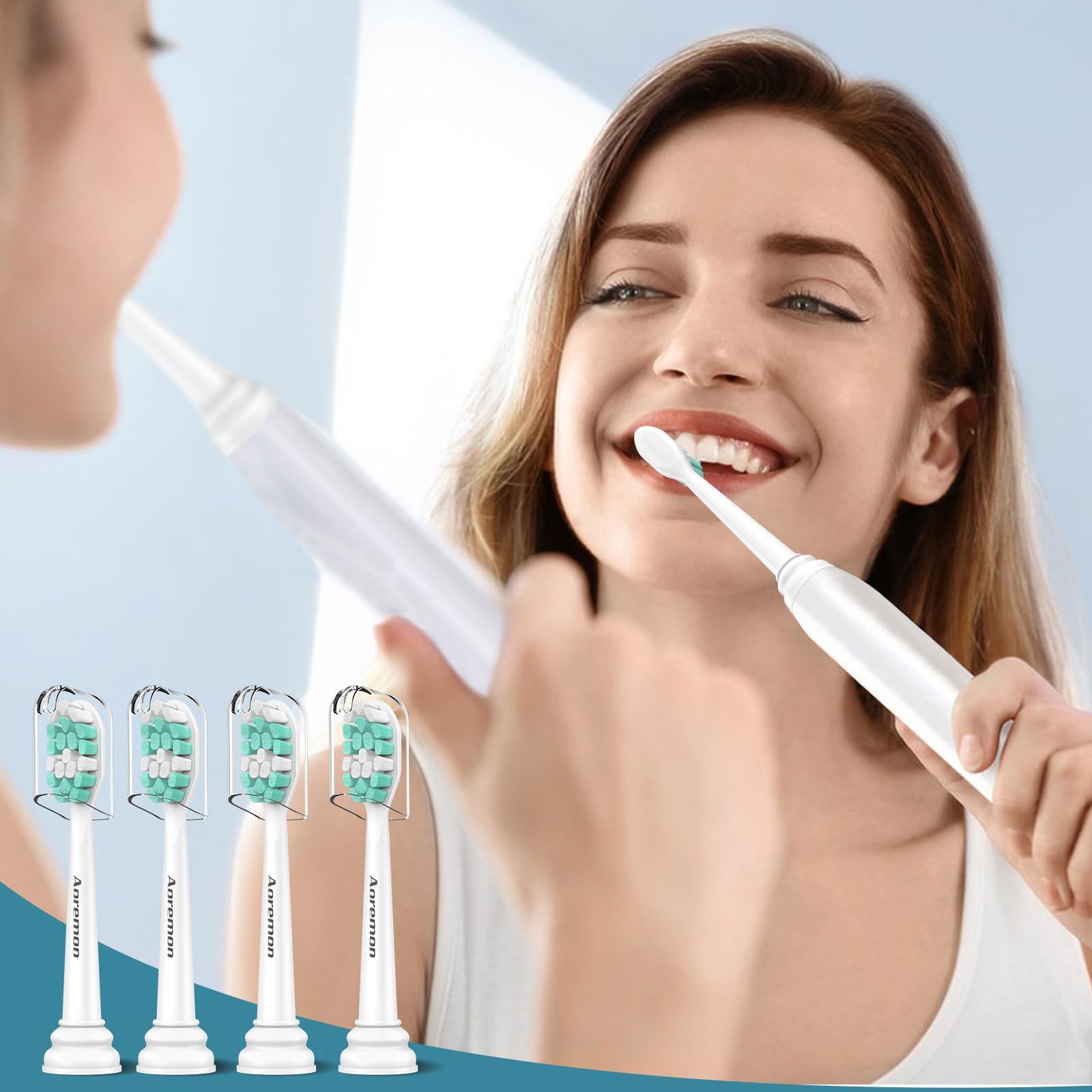 Packaging design for Aoremon Sonicare head replacement set