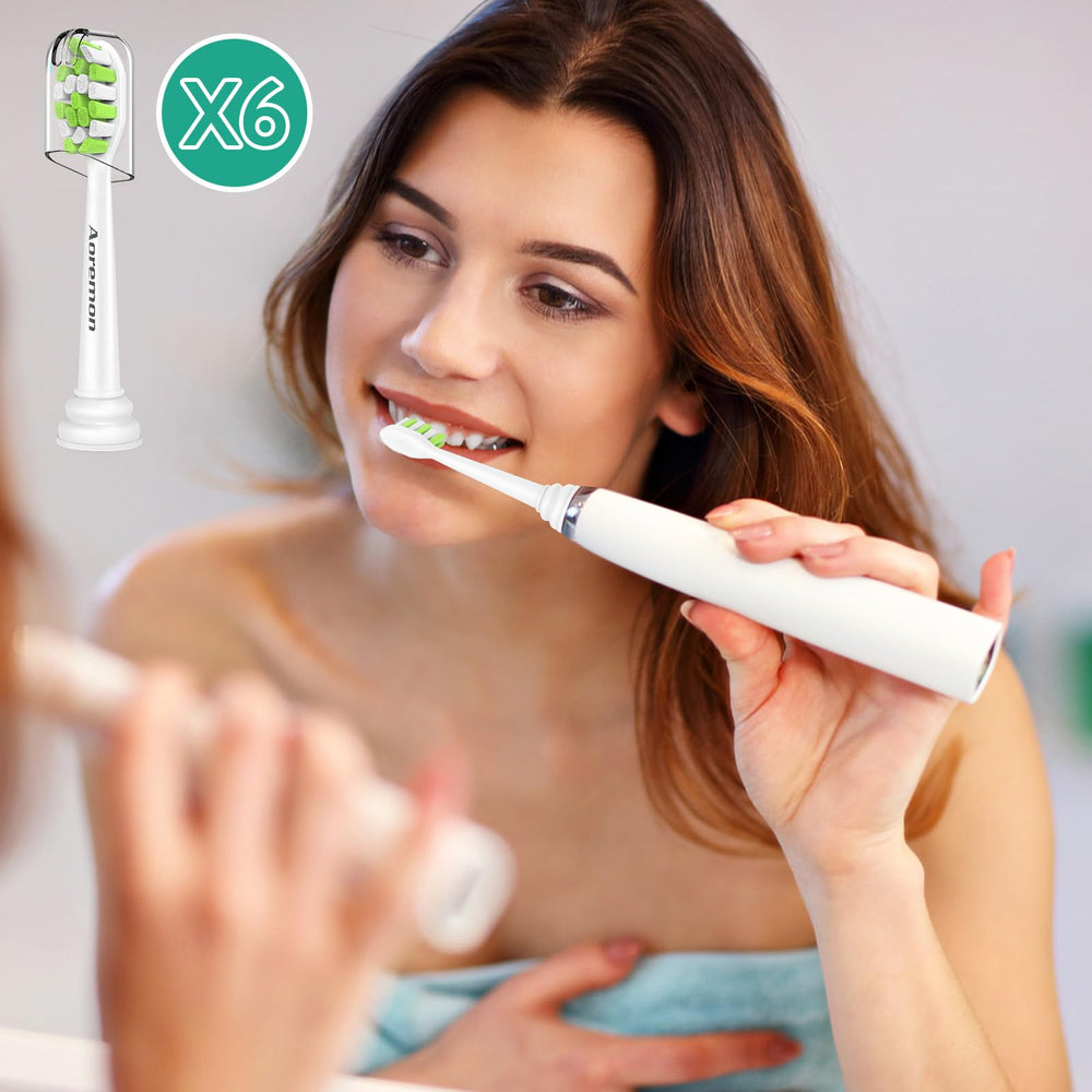 Hygienic 6-pack with travel caps for Philips Sonicare heads