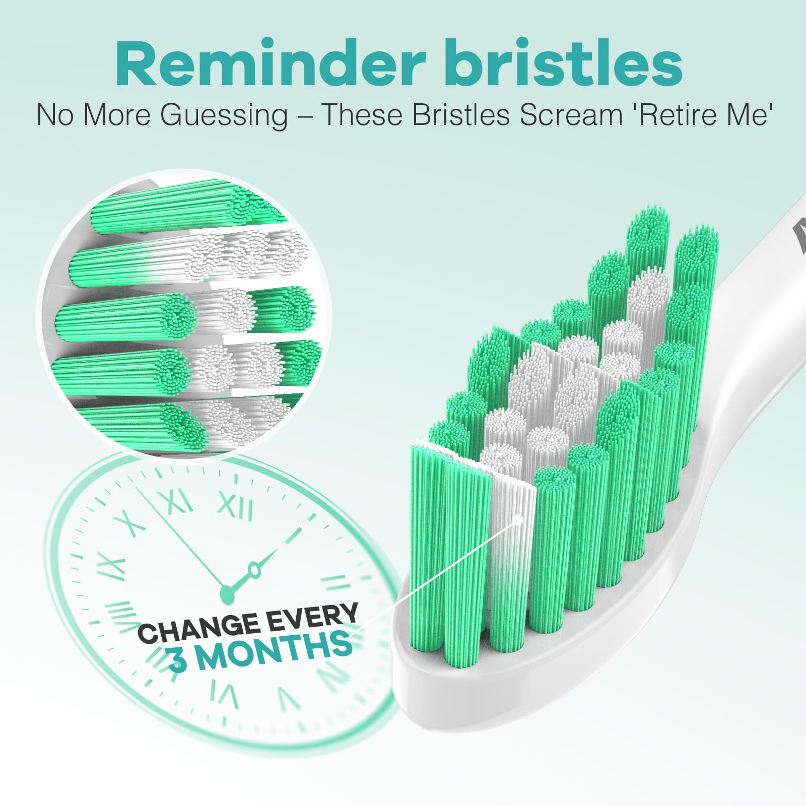 8-pack with hygienic caps shown for Aoremon replacement heads