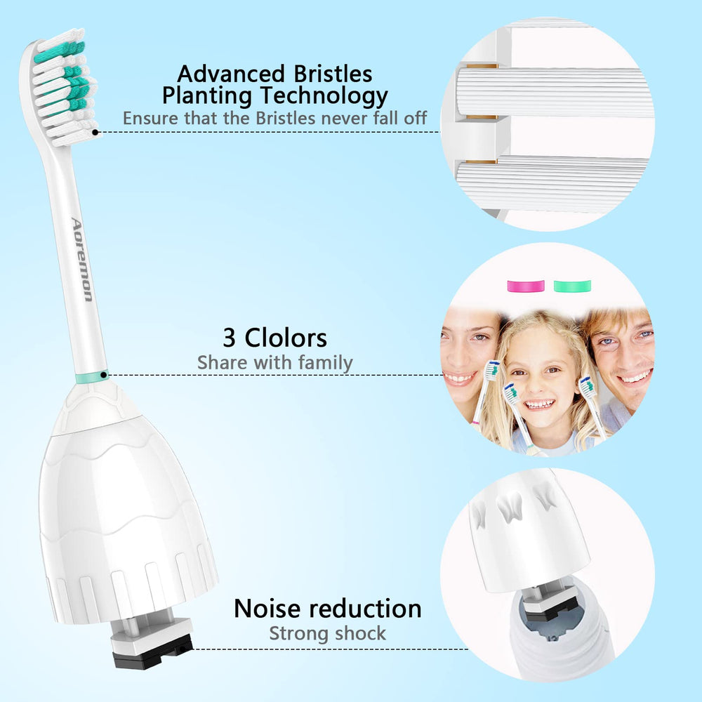 Durable, safety-tested brush head for Philips Sonicare