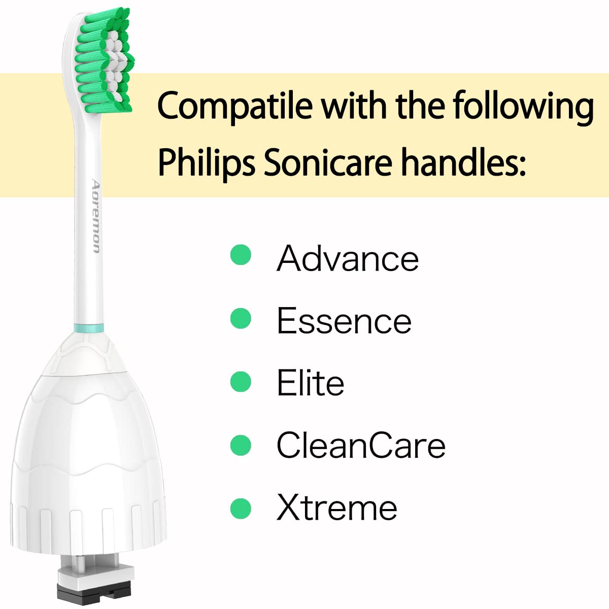 Flexible soft-rubber sides conform to teeth and gums
