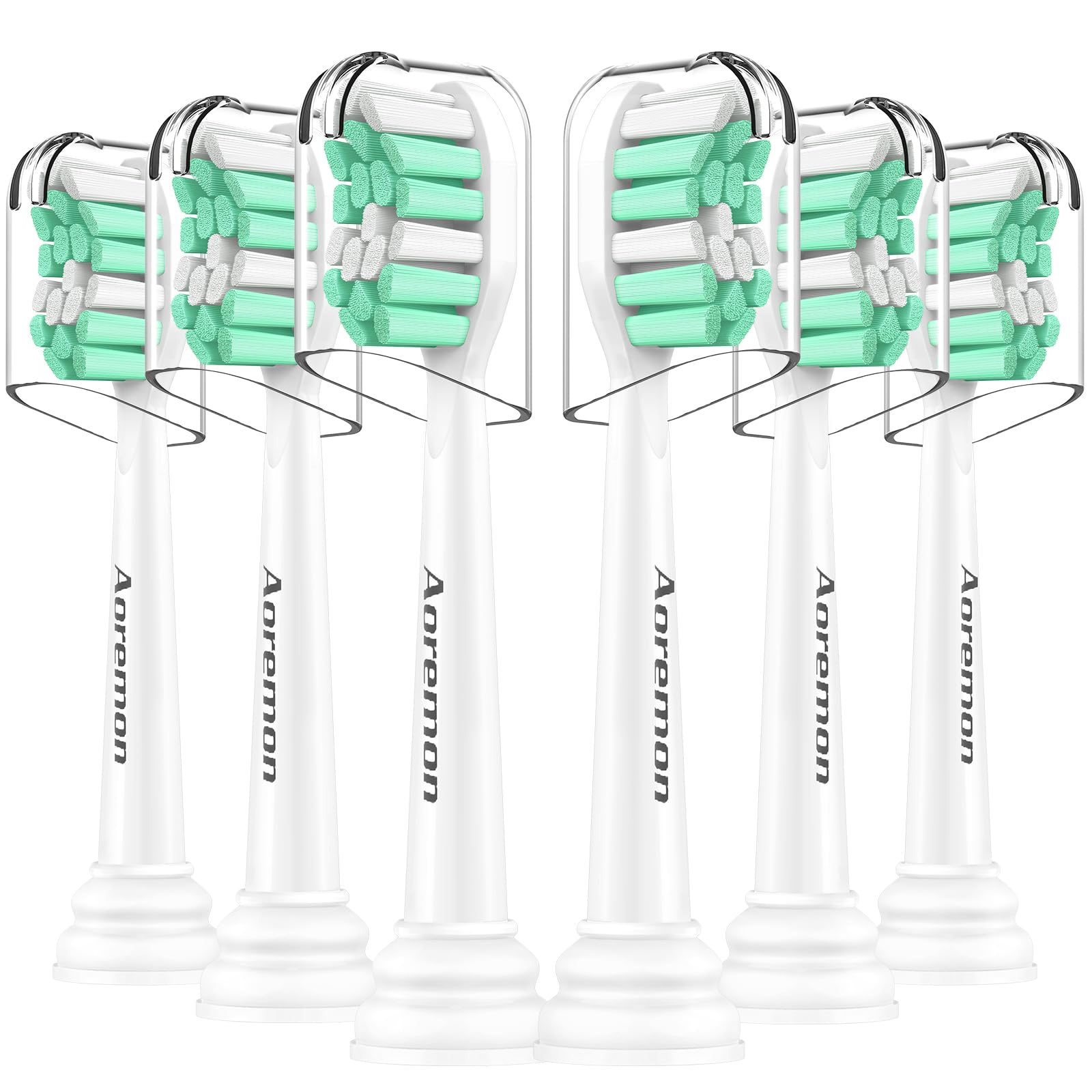 Aoremon Philips Sonicare replacement heads 6-count pack