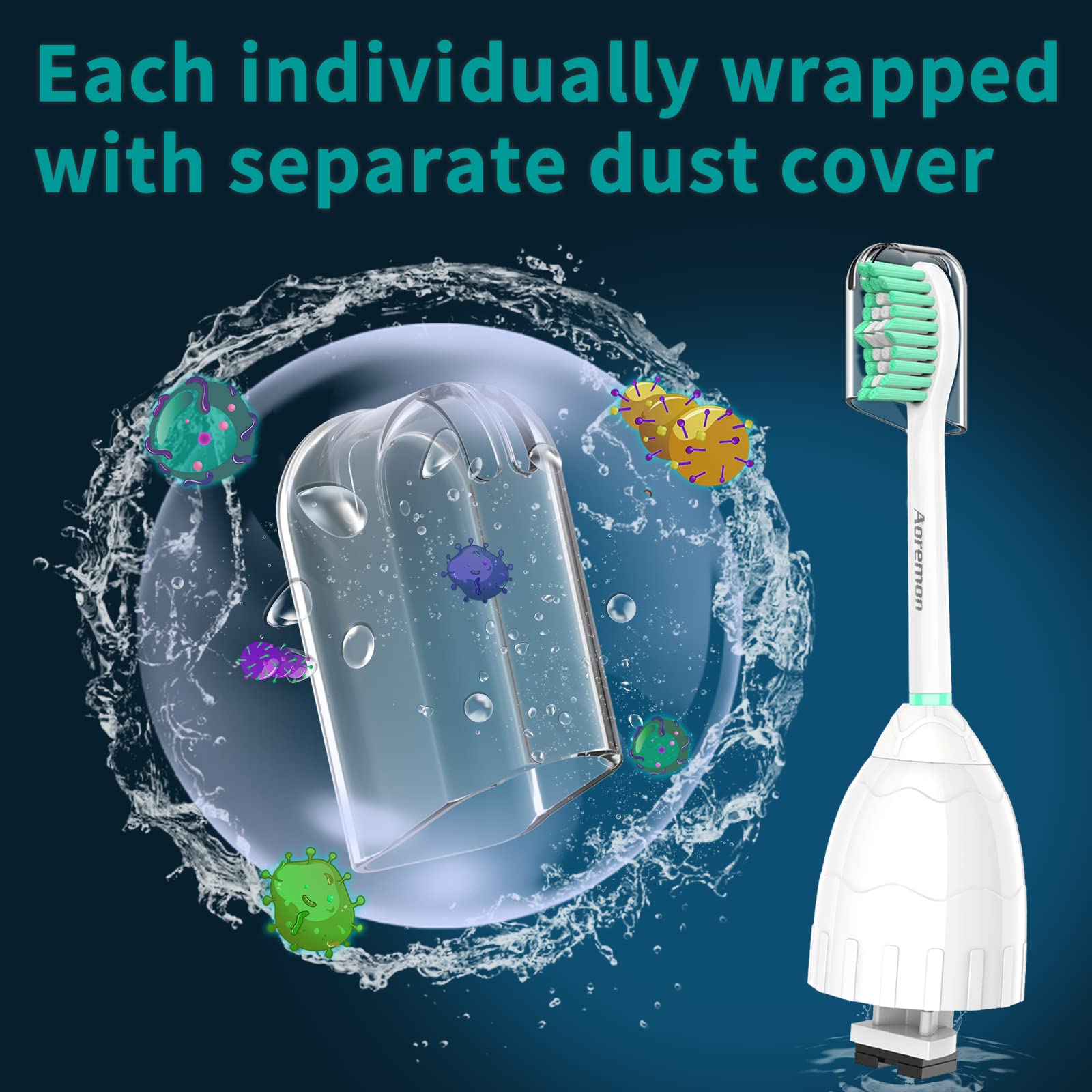 Sonicare head snugly fitting into a Essence handle