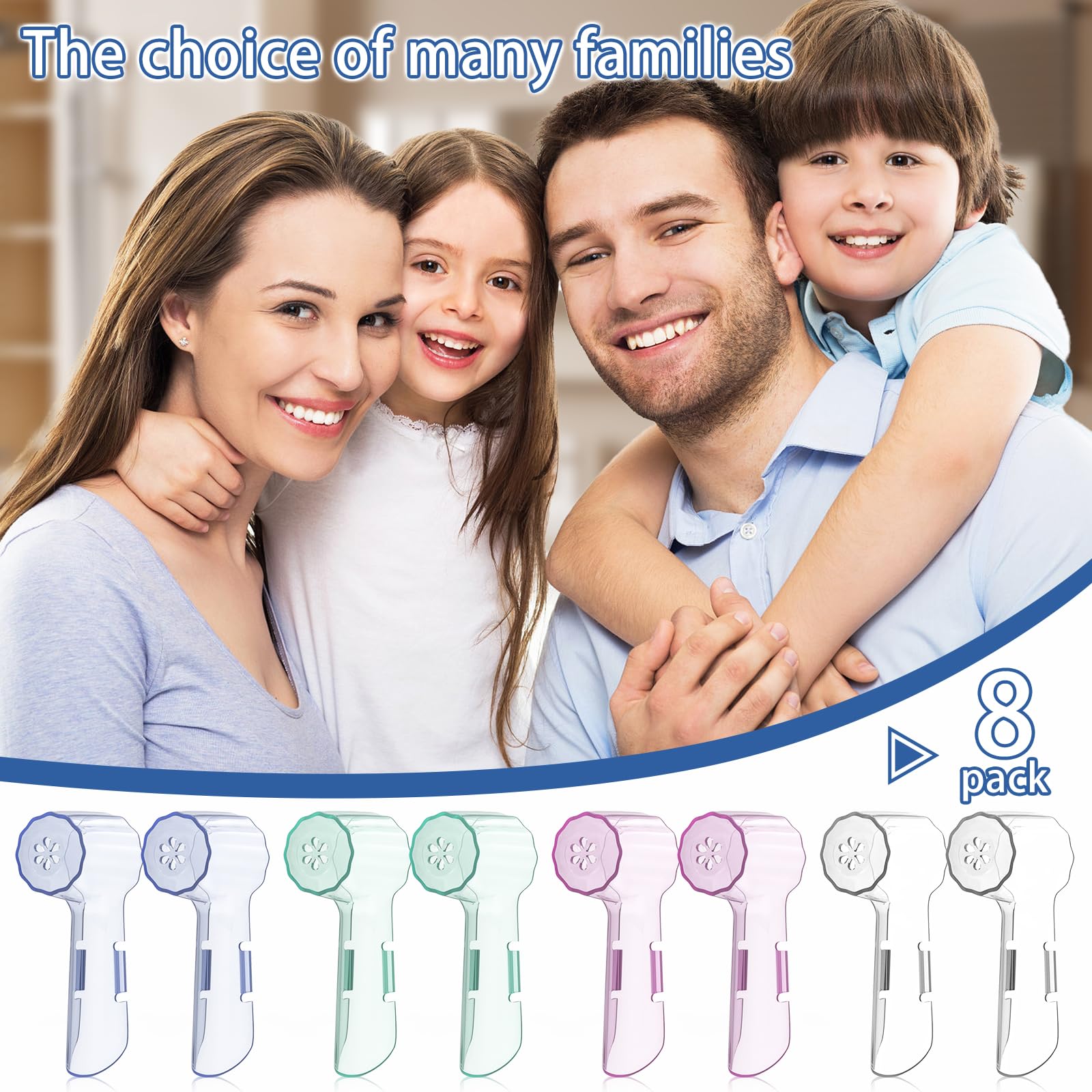 Secure fit and easy installation for Oral-B brush heads