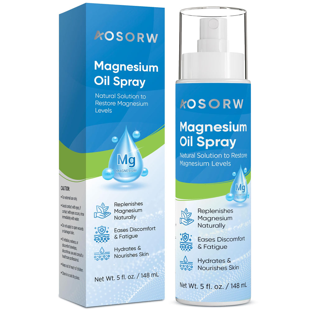 AOSORW Pure Magnesium Oil Spray bottle 4.8 oz