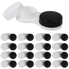 Aoutrow 16-pack black contact lens case box - individual case