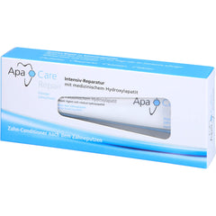 Using ApaCare Repair after brushing with toothpaste on a toothbrush