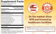 Apetigen-Plus orange flavor bottle label showing ingredients