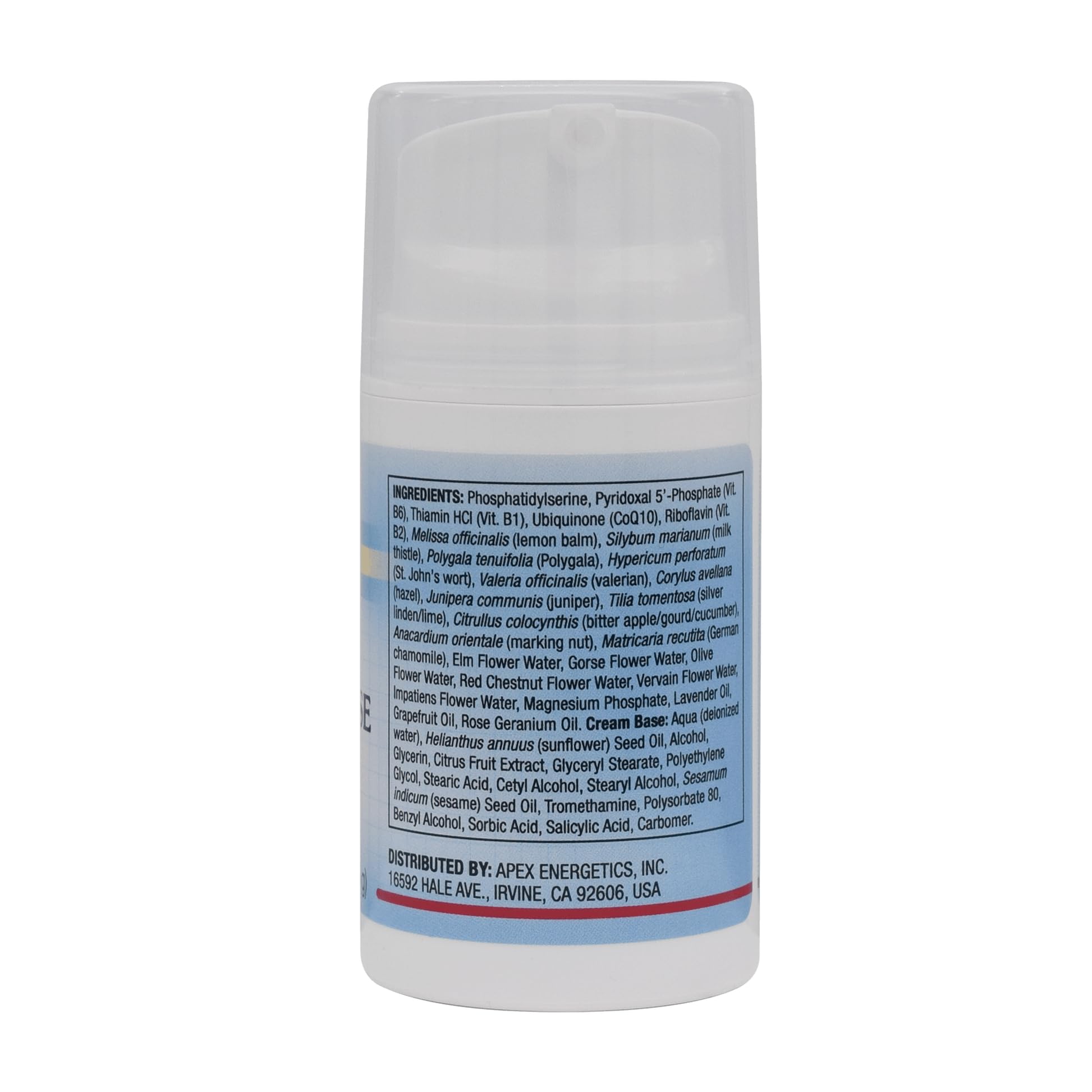 Apex Energetics AdrenaCalm SE hand-application demonstrating easy topical use