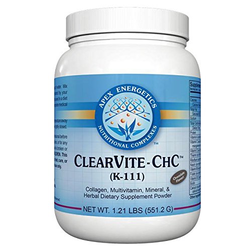 Apex Energetics ClearVite-ChC K111 1.21 lb powder bottle front view
