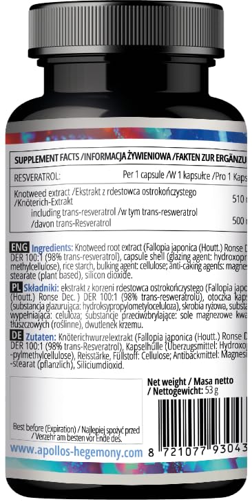 Close-up of 98% Resveratrol extract purity