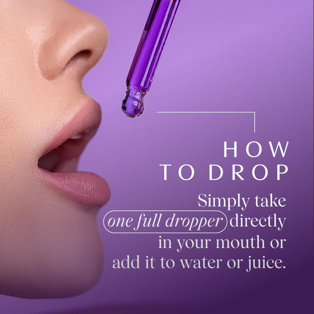 Dropper dispensing Mindcraft liquid