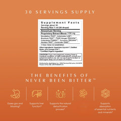 Apothékary Never Been Bitter package shot for convenient, modern digestive ritual