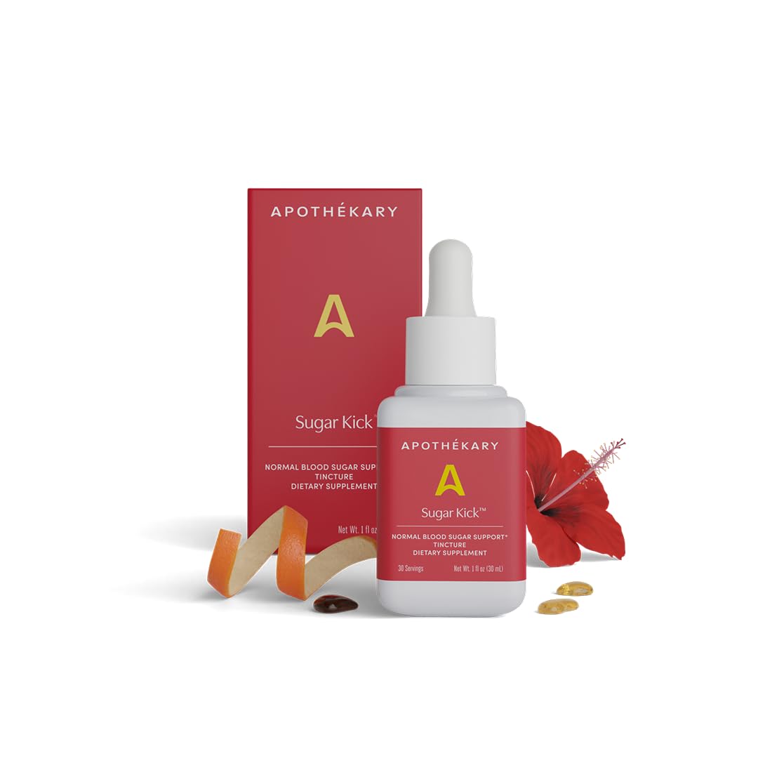 Sugar Kick Herbal Liquid Drops bottle front view