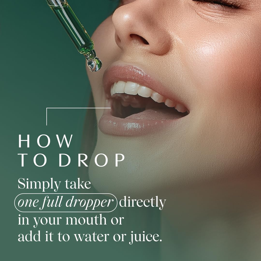 Serving suggestion: two full droppers added to a glass of water