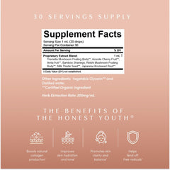 Close-up of tremella and reishi mushrooms used in the formula