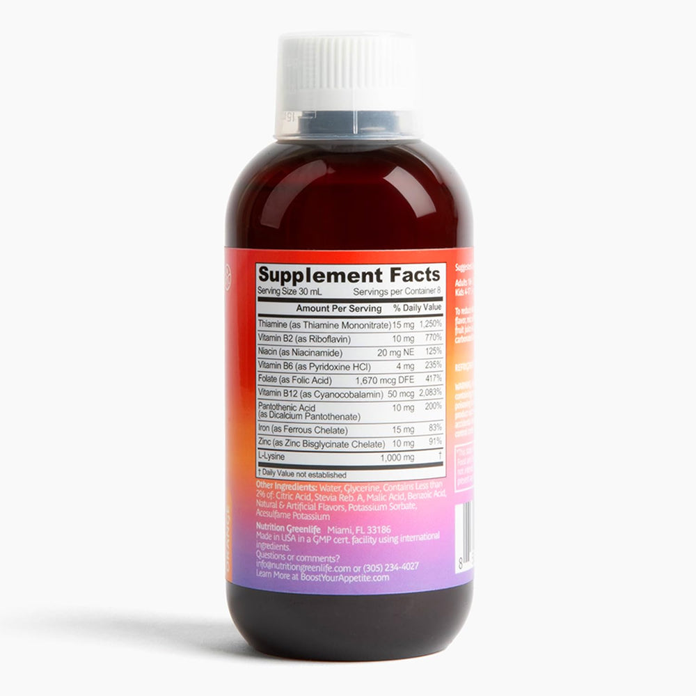 Visual of amino acids and flaxseed oil ingredients