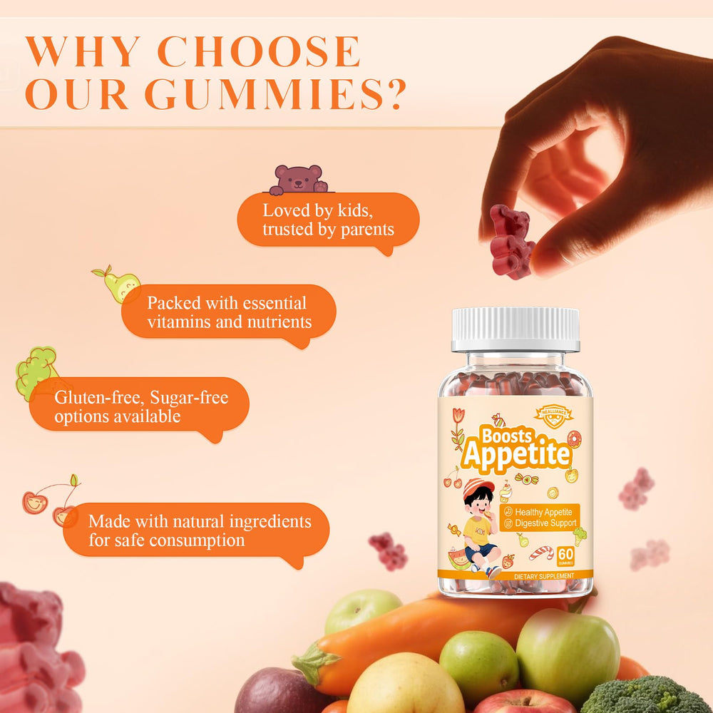 Daily-use gummy for healthy appetite support