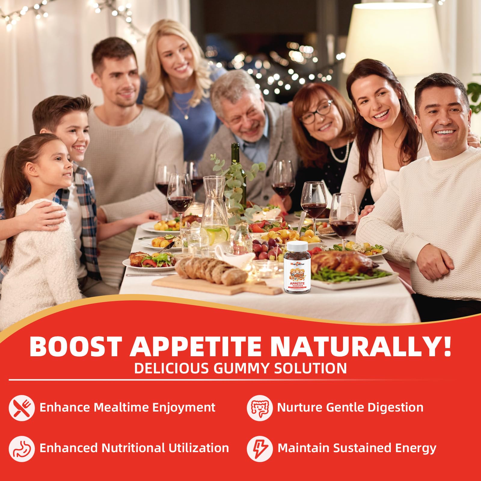 Nutrition panel showing zinc, B12, and bromelain