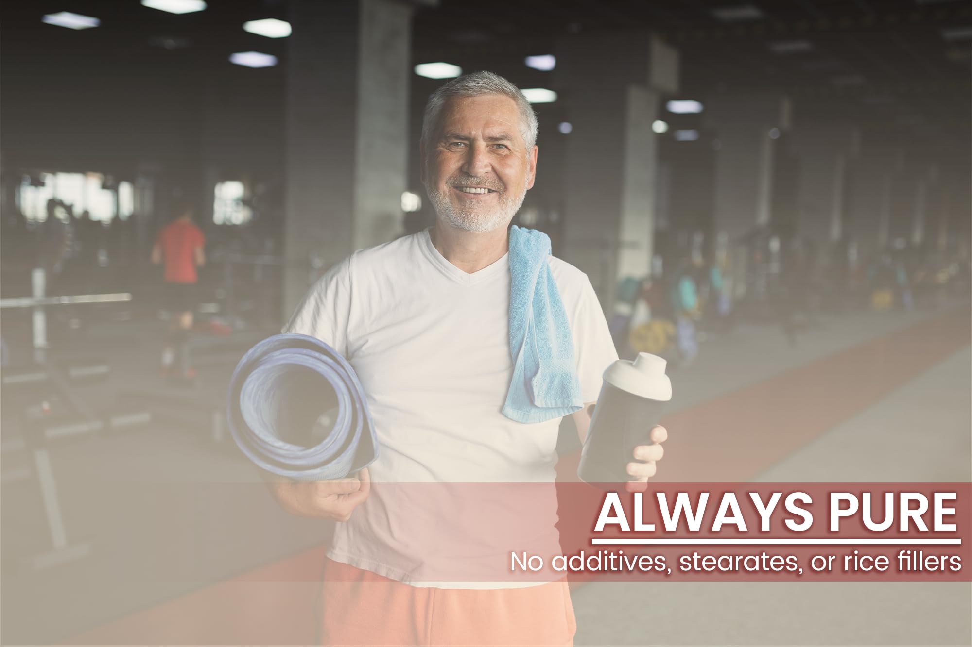 Label indicating no fillers or additives