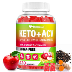 Front label of ACV gummies with The Mother