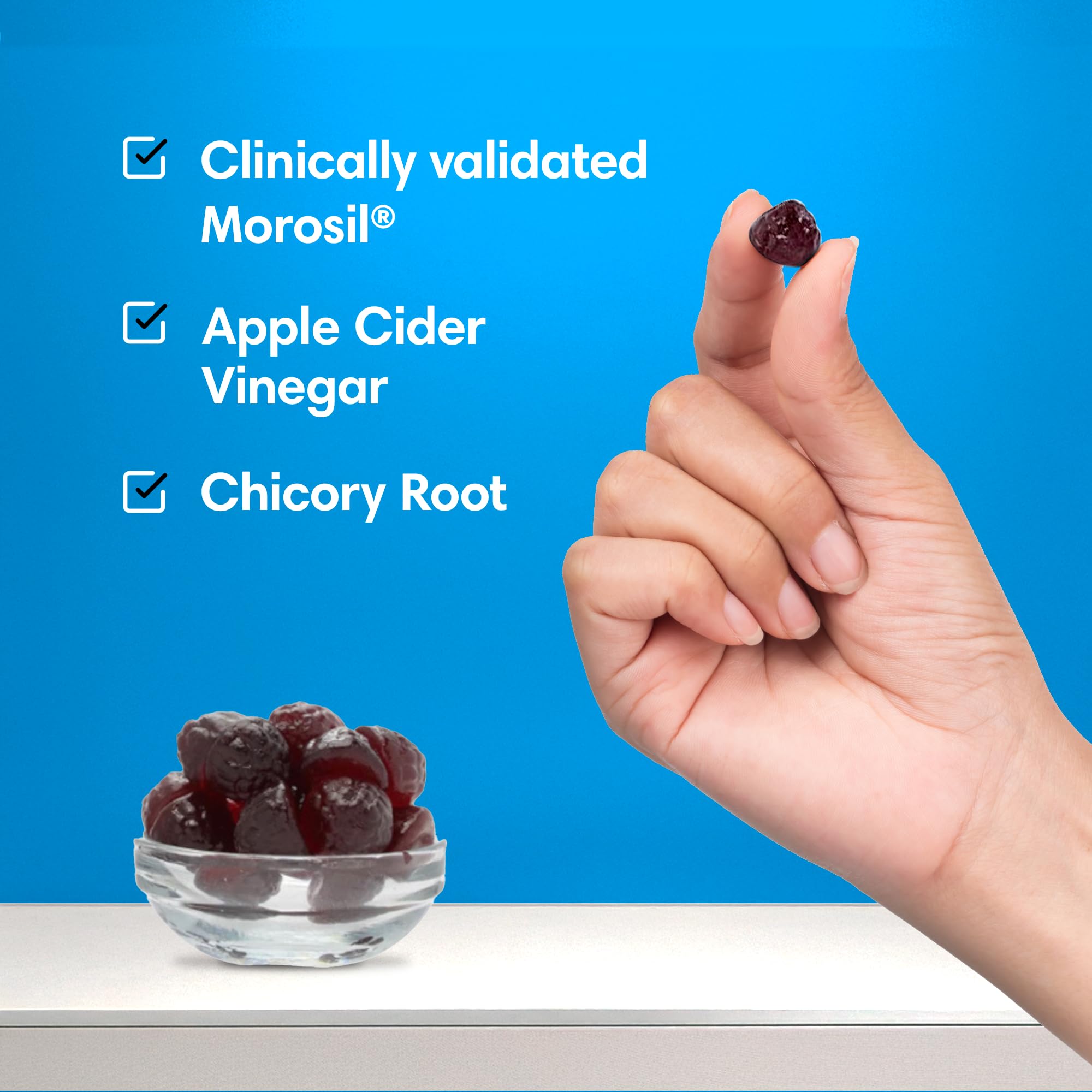 ELIMI-Fat Apple Cider Vinegar Morosil gummies Citrus flavor