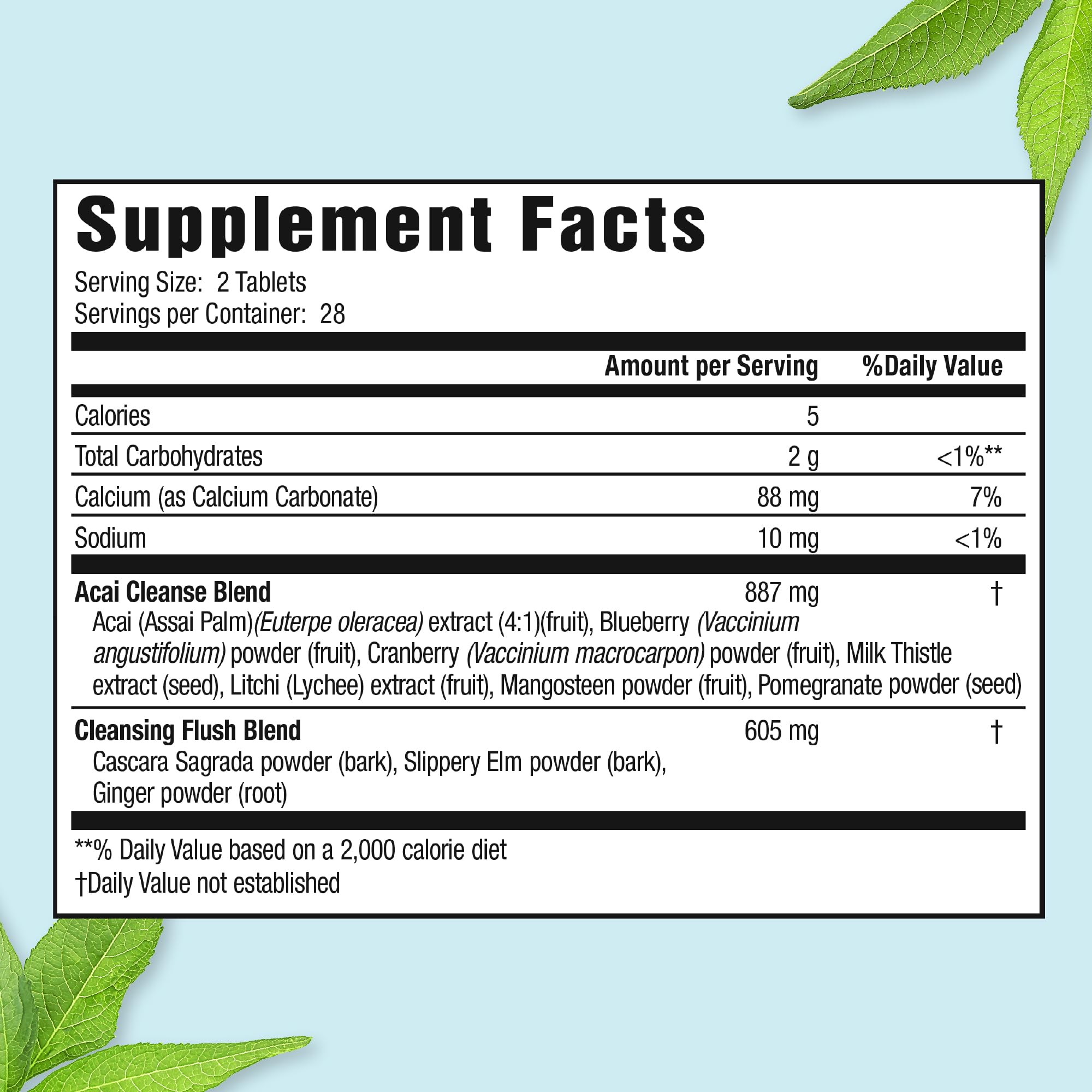 Close-up of the 5-Day Liquid Cleanse & Flush liquid tubes