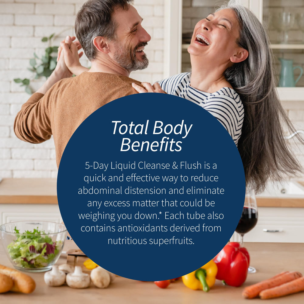 Product label highlighting healthy intestinal function